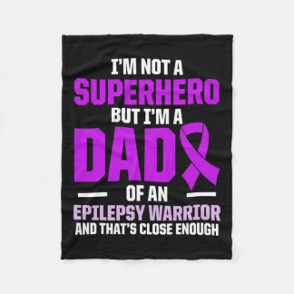 Epilepsy Awareness Epileptic Warrior Survivor 20 Fleece Blanket