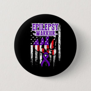 Epilepsy Awareness Epileptic Warrior Survivor 22  6 Cm Round Badge