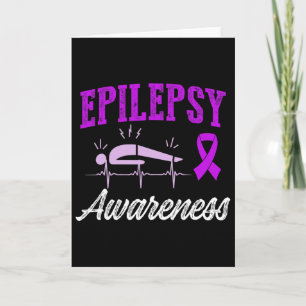 Epilepsy Awareness Epileptic Warrior Survivor 25 Card
