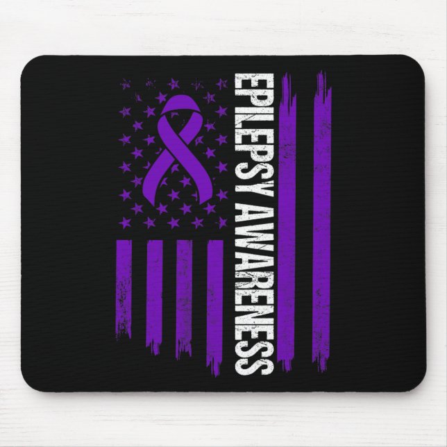 Epilepsy Awareness Epileptic Warrior Survivor 3  Mouse Pad (Front)