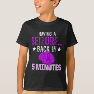 Epilepsy Awareness Epileptic Warrior Survivor 4  T-Shirt