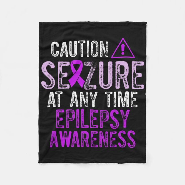 Epilepsy Awareness Epileptic Warrior Survivor 5  Fleece Blanket (Front)