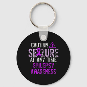 Epilepsy Awareness Epileptic Warrior Survivor 5 Key Ring
