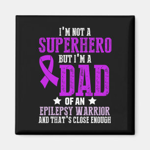 Epilepsy Awareness Epileptic Warrior Survivor 6  Magnet