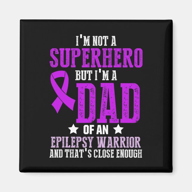 Epilepsy Awareness Epileptic Warrior Survivor 6  Magnet (Front)