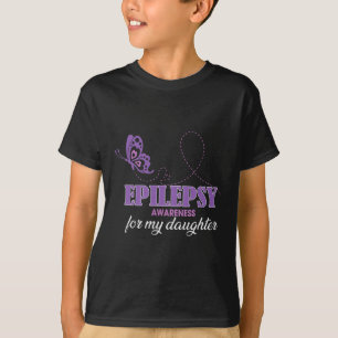 Epilepsy Awareness For My Daughter- Epilepsy Mum T-Shirt