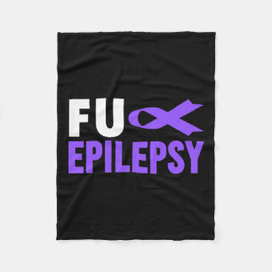 Epilepsy Awareness - Fu Epilepsy Awareness Epileps Fleece Blanket