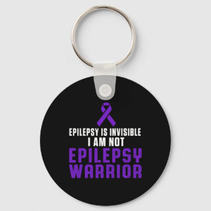 Epilepsy Awareness Fun Healthcare Epileptic Warrio Key Ring