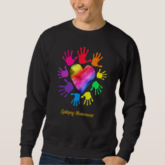 Epilepsy Awareness Hands Epilepsy Sweatshirt