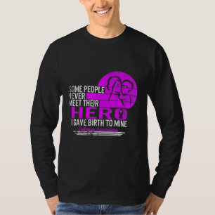 Epilepsy Awareness Hero Seizure Mother Of Epilepti T-Shirt