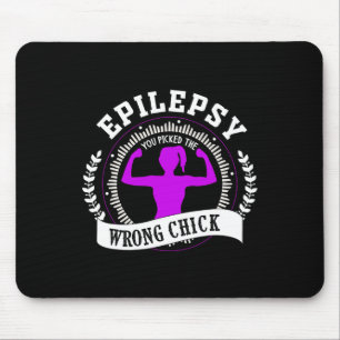 Epilepsy awareness is must for fighter and epileps mouse pad