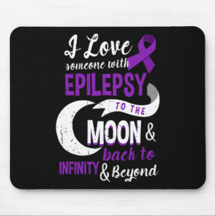 Epilepsy Awareness - Love Son Mum Dad Daughter Tee Mouse Pad
