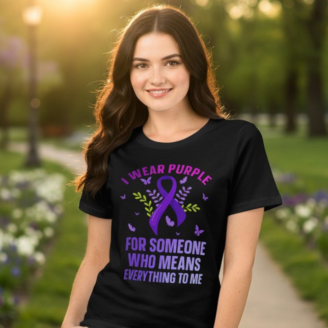 Epilepsy Awareness Loved One Support Tri-Blend Shirt (Creator Uploaded)