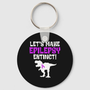 Epilepsy Awareness Make Epileptic Warrior Survivor Key Ring