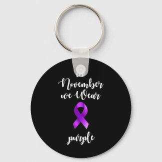 Epilepsy Awareness Month In November We Wear Purpl Key Ring