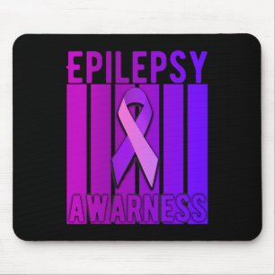 Epilepsy Awareness Month In November We Wear Purpl Mouse Pad