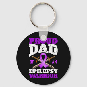 Epilepsy Awareness Month Proud Dad Of An Epilepsy Key Ring
