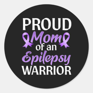 Epilepsy Awareness Month Proud Mum Of An Epilepsy  Classic Round Sticker