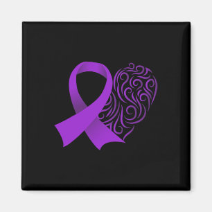 Epilepsy Awareness Month Purple Ribbon Advocacy Ep Magnet