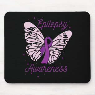 Epilepsy Awareness Month Purple Ribbon Advocate Ep Mouse Pad