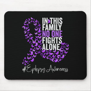 Epilepsy Awareness Month Purple Ribbon  Mouse Pad