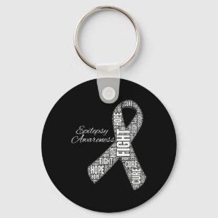 Epilepsy Awareness November Month Fight Cure Hope Key Ring