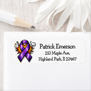 Epilepsy Awareness   Purple Awareness Ribbon