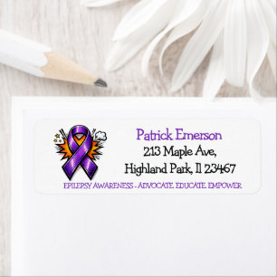Epilepsy Awareness   Purple Awareness Ribbon