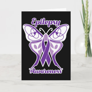 Epilepsy Awareness Purple Day Butterfly Epilepsy Card