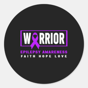 Epilepsy Awareness - Purple Day  Classic Round Sticker