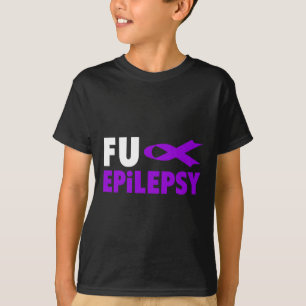 Epilepsy Awareness - Purple Ribbon Epilepsy Awaren T-Shirt
