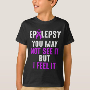 Epilepsy Awareness See Epileptic Warrior Survivor  T-Shirt