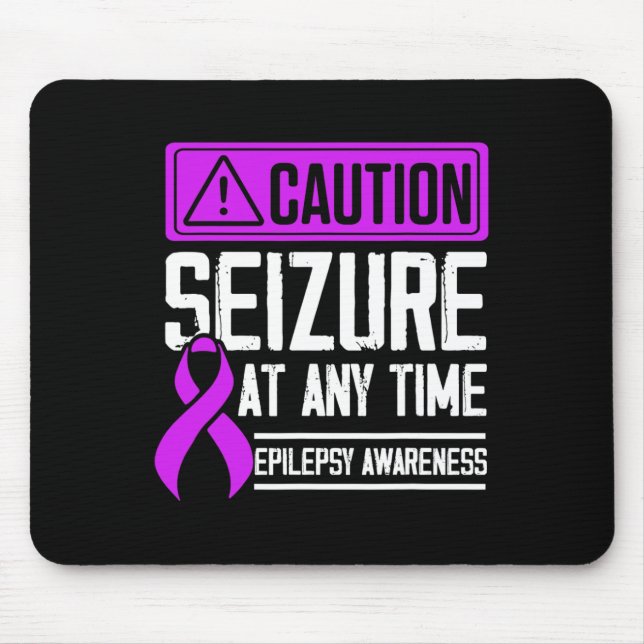 Epilepsy Awareness Seizure Epileptic Warrior Survi Mouse Pad (Front)