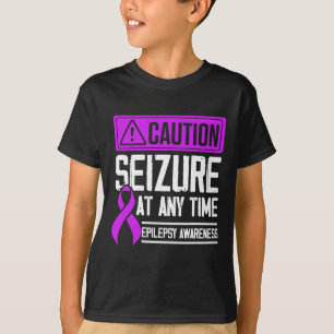 Epilepsy Awareness Seizure Epileptic Warrior Survi T-Shirt