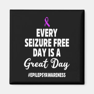 Epilepsy Awareness Seizure Free Epileptic Warrior Magnet