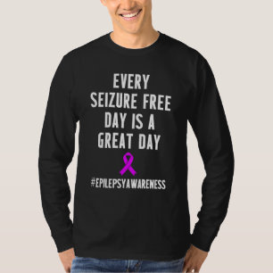 Epilepsy Awareness Seizure Free Epileptic Warrior T-Shirt