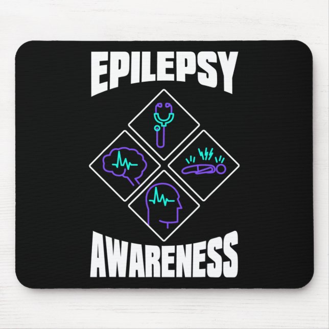 Epilepsy Awareness Specialise Epileptic Warrior Su Mouse Pad (Front)