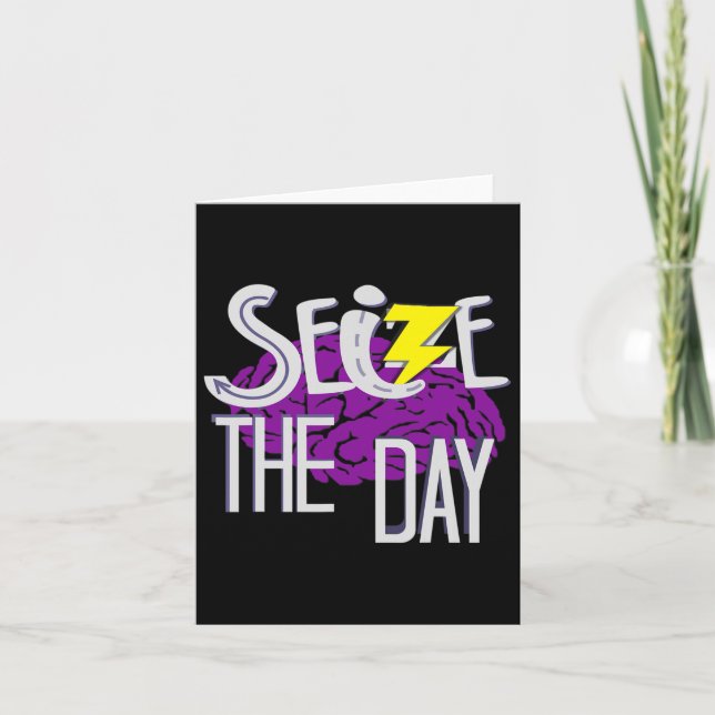 Epilepsy Awareness Tees  Card (Front)