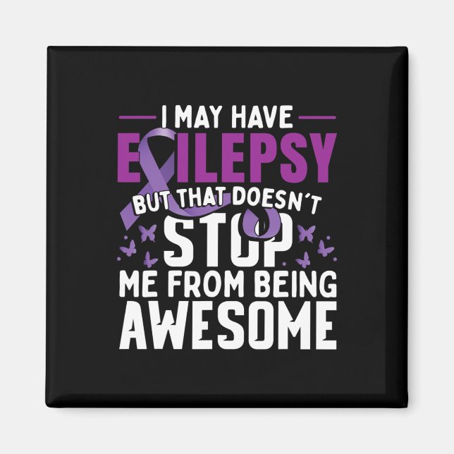 Epilepsy Awareness Warrior 1 Magnet (Front)
