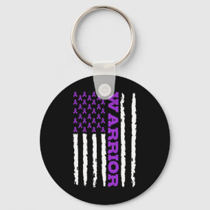 Epilepsy Awareness Warrior Key Ring