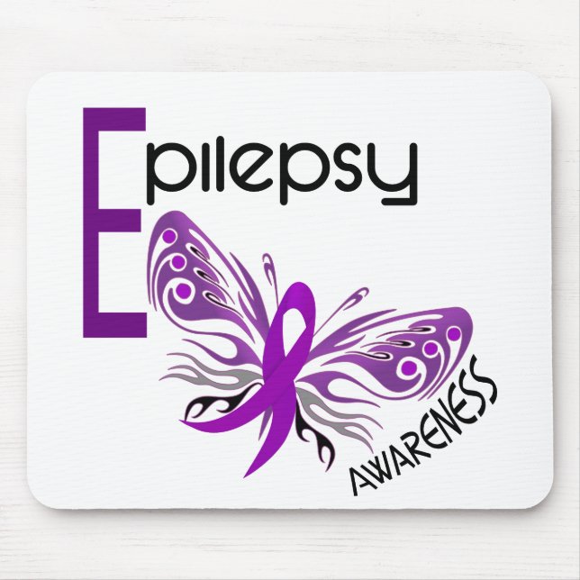 Epilepsy BUTTERFLY 3 Mouse Pad (Front)