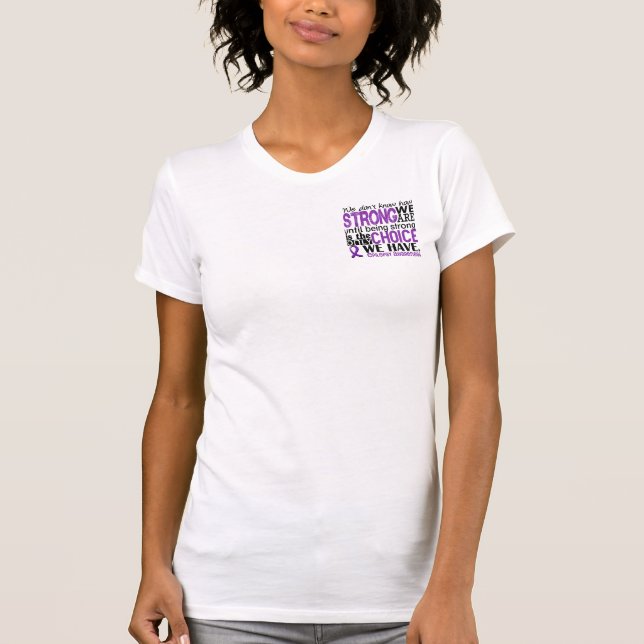 Epilepsy How Strong We Are T-Shirt (Front)