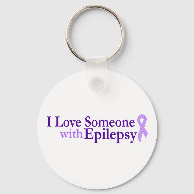 epilepsy love key ring (Front)