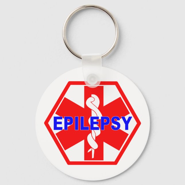EPILEPSY MEDICAL ID KEY RING (Front)