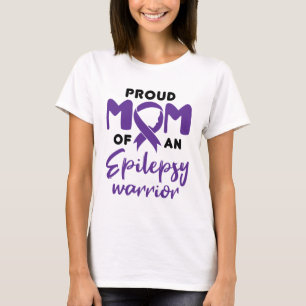 Epilepsy Mum Proud Mum of an Epilepsy Warrior T-Shirt