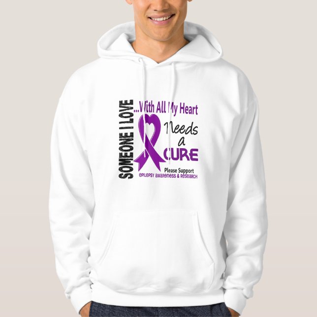 Epilepsy Needs A Cure 3 Hoodie (Front)