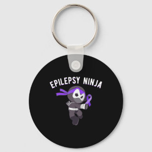 Epilepsy Ninja Epileptic Awareness Martial Arts Key Ring