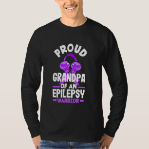 Epilepsy Proud Grandpa Of An Epilepsy Warrior T-Shirt