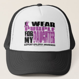 Epilepsy Purple for Daughter Trucker Hat