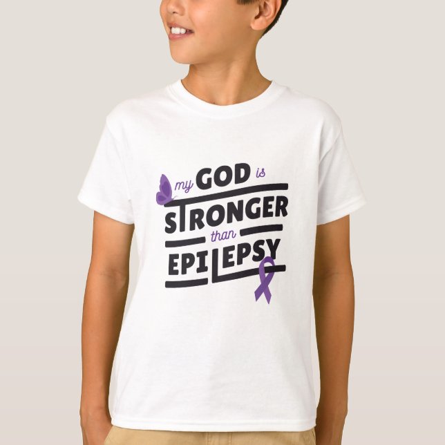 Epilepsy quote T-Shirt (Front)